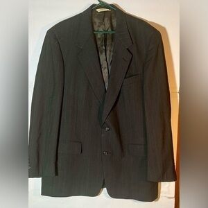 EVAN PICONE BLACK WITH GREY PINSTRIPES SIZE 40X34